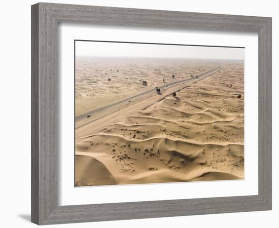 Al Qudra Desert, Dubai, United Arab Emirates, Middle East-Ben Pipe-Framed Photographic Print