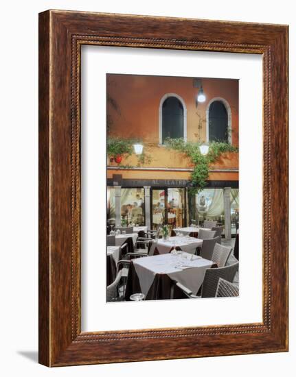 Al Teatro Cafe, Venezia-Alan Blaustein-Framed Photographic Print