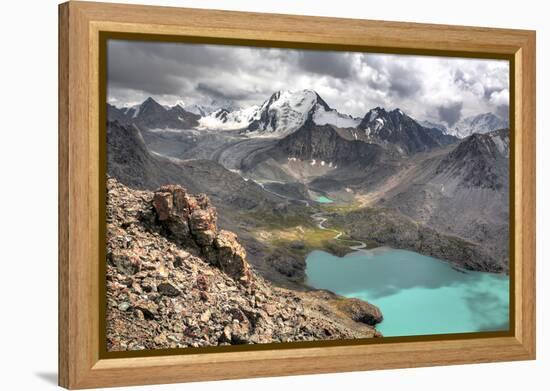 Ala Kul (Ala Kol) Lake (3560 M), Issyk Kul Oblast, Kyrgyzstan-Ivan Vdovin-Framed Premier Image Canvas