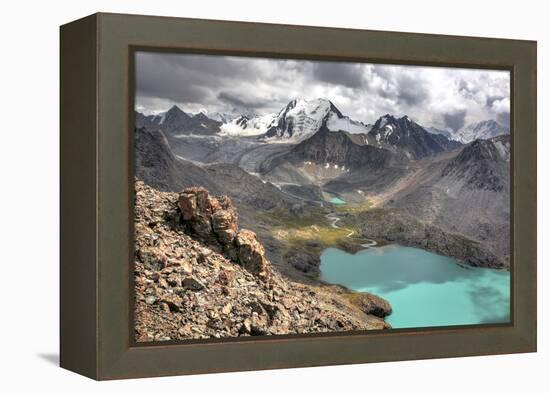 Ala Kul (Ala Kol) Lake (3560 M), Issyk Kul Oblast, Kyrgyzstan-Ivan Vdovin-Framed Premier Image Canvas