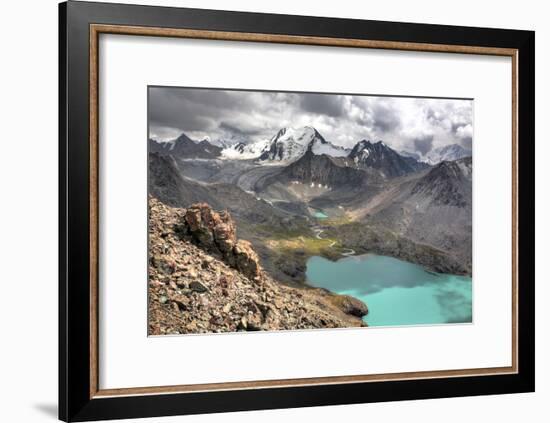 Ala Kul (Ala Kol) Lake (3560 M), Issyk Kul Oblast, Kyrgyzstan-Ivan Vdovin-Framed Photographic Print