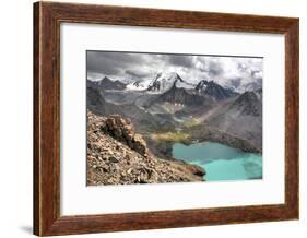 Ala Kul (Ala Kol) Lake (3560 M), Issyk Kul Oblast, Kyrgyzstan-Ivan Vdovin-Framed Photographic Print
