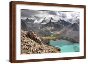 Ala Kul (Ala Kol) Lake (3560 M), Issyk Kul Oblast, Kyrgyzstan-Ivan Vdovin-Framed Photographic Print