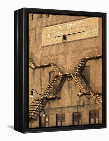 Alabama, Birmingham, Lyric Theatre Sign, Vaudeville Theatre, Constructed in 1914, USA-John Coletti-Framed Premier Image Canvas