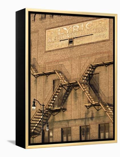 Alabama, Birmingham, Lyric Theatre Sign, Vaudeville Theatre, Constructed in 1914, USA-John Coletti-Framed Premier Image Canvas