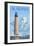 Alabama - Lighthouse-Lantern Press-Framed Art Print