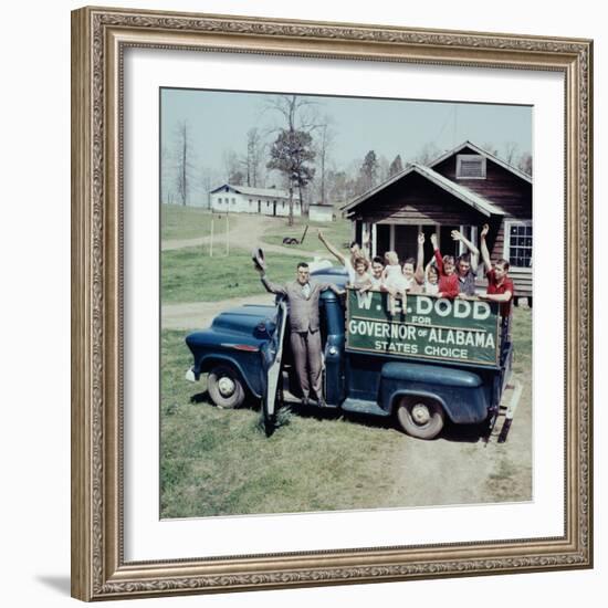 Alabama Politics: W.E. Dodd for Governor-Frank Scherschel-Framed Photographic Print