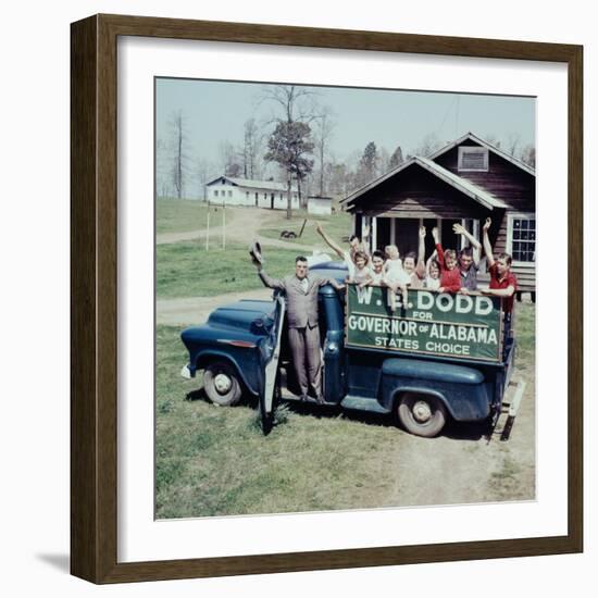 Alabama Politics: W.E. Dodd for Governor-Frank Scherschel-Framed Photographic Print