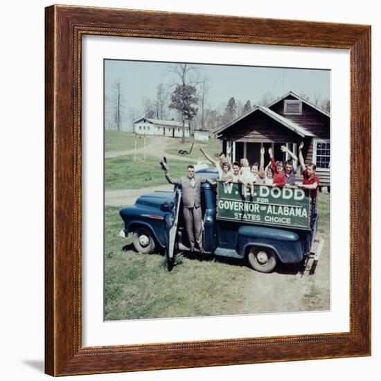 Alabama Politics: W.E. Dodd for Governor-Frank Scherschel-Framed Photographic Print