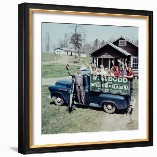 Alabama Politics: W.E. Dodd for Governor-Frank Scherschel-Framed Photographic Print