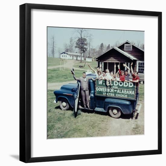 Alabama Politics: W.E. Dodd for Governor-Frank Scherschel-Framed Photographic Print