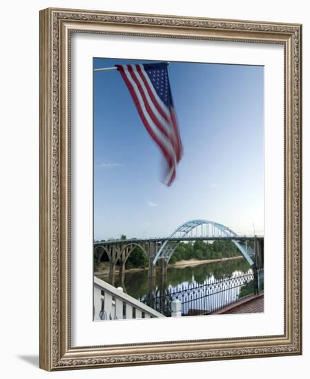 Alabama, Selma, Edmund Pettus Bridge, American Civil Rights Movement Landmark, Alabama River, USA-John Coletti-Framed Photographic Print