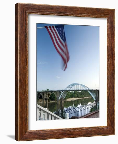 Alabama, Selma, Edmund Pettus Bridge, American Civil Rights Movement Landmark, Alabama River, USA-John Coletti-Framed Photographic Print