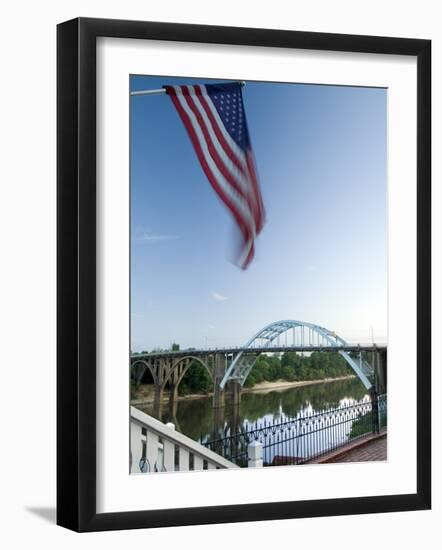 Alabama, Selma, Edmund Pettus Bridge, American Civil Rights Movement Landmark, Alabama River, USA-John Coletti-Framed Photographic Print