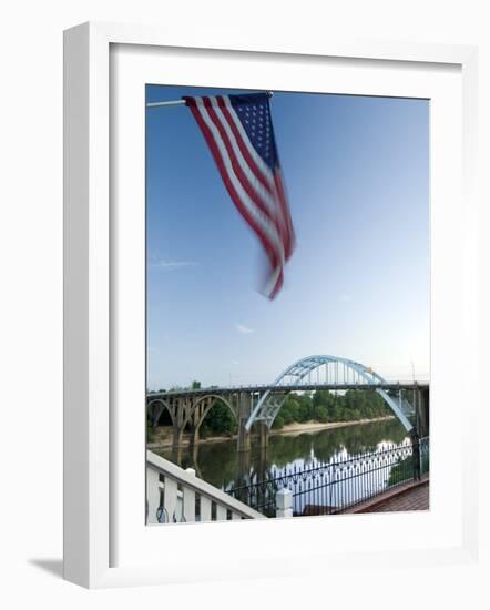 Alabama, Selma, Edmund Pettus Bridge, American Civil Rights Movement Landmark, Alabama River, USA-John Coletti-Framed Photographic Print