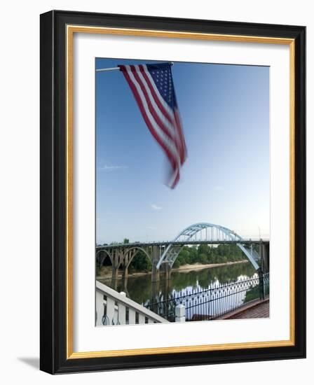 Alabama, Selma, Edmund Pettus Bridge, American Civil Rights Movement Landmark, Alabama River, USA-John Coletti-Framed Photographic Print