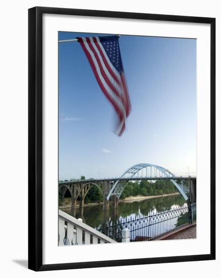 Alabama, Selma, Edmund Pettus Bridge, American Civil Rights Movement Landmark, Alabama River, USA-John Coletti-Framed Photographic Print