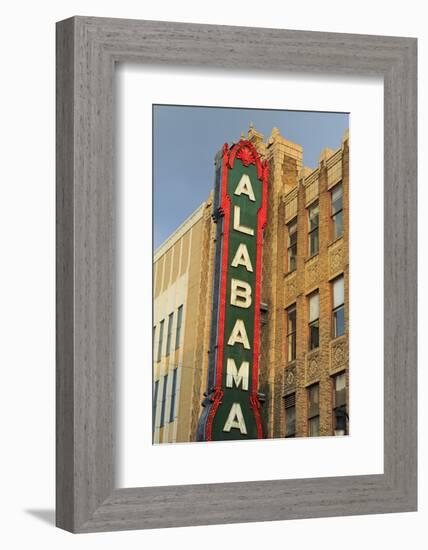 Alabama Theatre on 3rd Street, Birmingham, Alabama, United States of America, North America-Richard Cummins-Framed Photographic Print