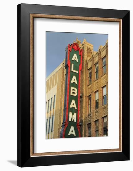 Alabama Theatre on 3rd Street, Birmingham, Alabama, United States of America, North America-Richard Cummins-Framed Photographic Print