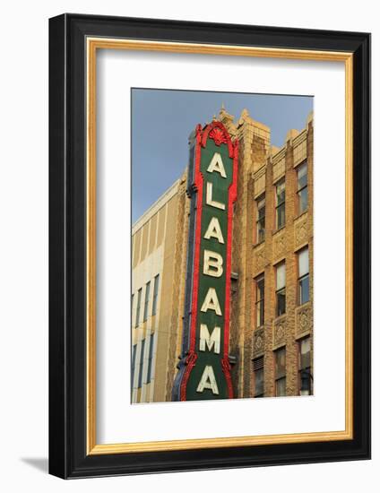 Alabama Theatre on 3rd Street, Birmingham, Alabama, United States of America, North America-Richard Cummins-Framed Photographic Print