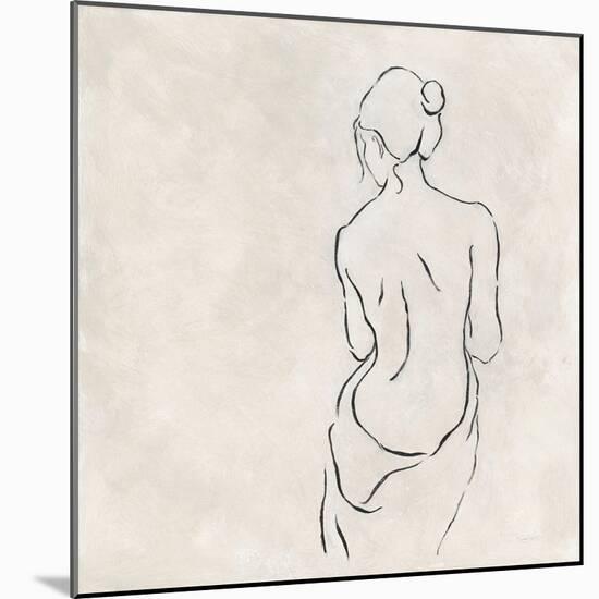 Alabaster Bather 2-Karen Wallis-Mounted Art Print