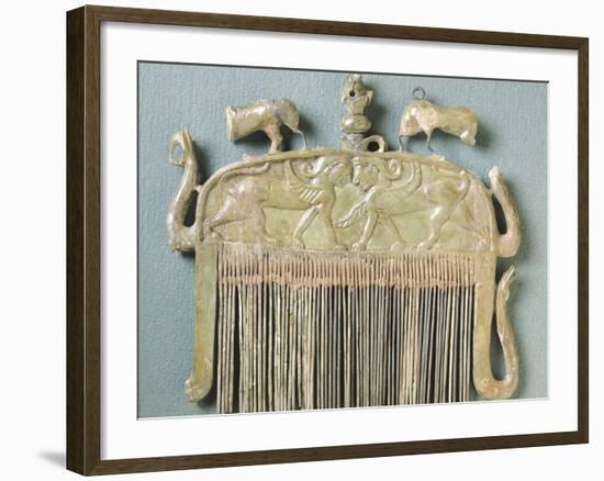 Alabaster Comb, from Marsiliana D'Albegna-null-Framed Photographic Print