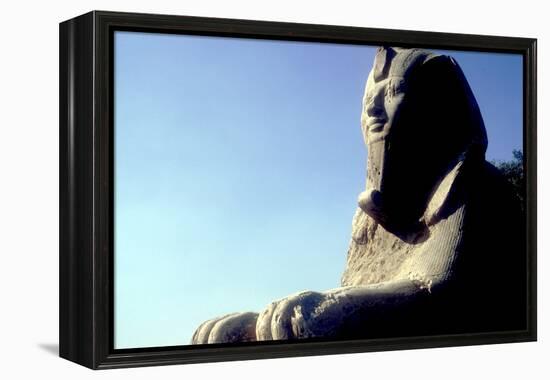 Alabaster Sphinx, Memphis, Egypt, 18th or 19th Dynasty, C14th-13th Century Bc-CM Dixon-Framed Premier Image Canvas
