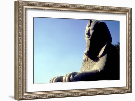 Alabaster Sphinx, Memphis, Egypt, 18th or 19th Dynasty, C14th-13th Century Bc-CM Dixon-Framed Photographic Print