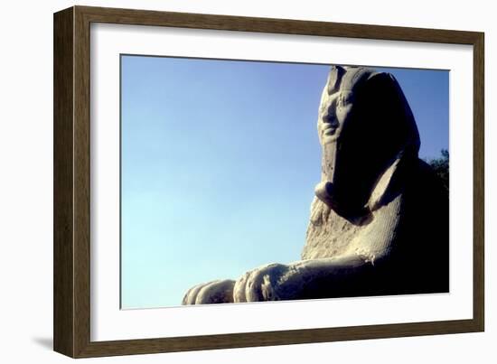 Alabaster Sphinx, Memphis, Egypt, 18th or 19th Dynasty, C14th-13th Century Bc-CM Dixon-Framed Photographic Print