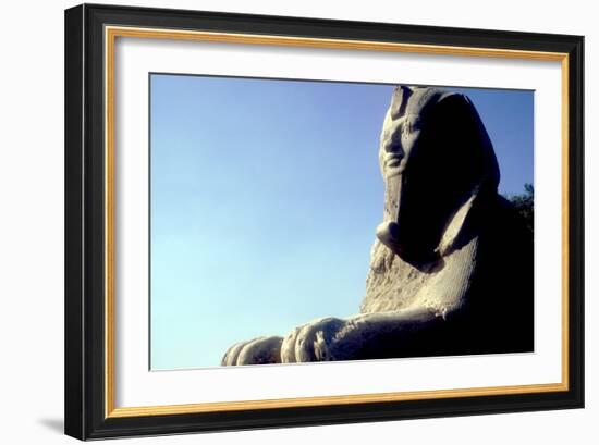 Alabaster Sphinx, Memphis, Egypt, 18th or 19th Dynasty, C14th-13th Century Bc-CM Dixon-Framed Photographic Print