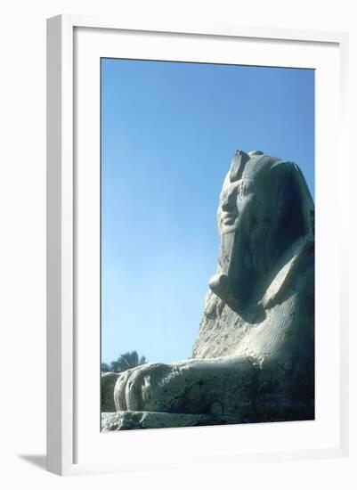 Alabaster Sphinx, Memphis, Egypt, 18th or 19th Dynasty, C14th-13th Century Bc-CM Dixon-Framed Photographic Print