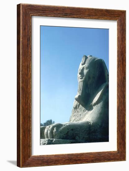 Alabaster Sphinx, Memphis, Egypt, 18th or 19th Dynasty, C14th-13th Century Bc-CM Dixon-Framed Photographic Print