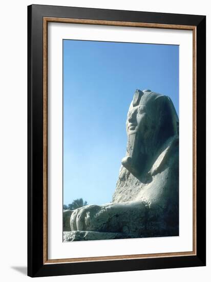 Alabaster Sphinx, Memphis, Egypt, 18th or 19th Dynasty, C14th-13th Century Bc-CM Dixon-Framed Photographic Print