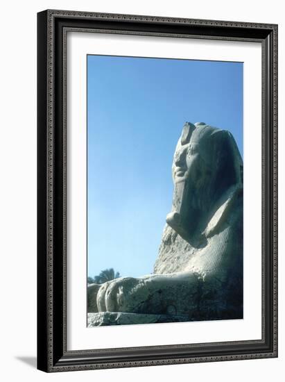 Alabaster Sphinx, Memphis, Egypt, 18th or 19th Dynasty, C14th-13th Century Bc-CM Dixon-Framed Photographic Print