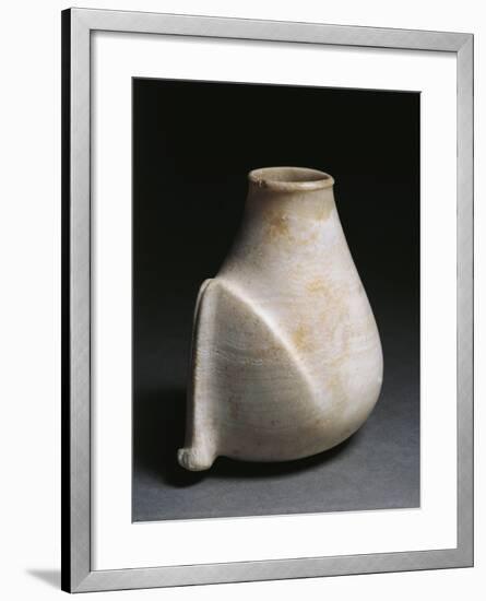 Alabaster Vase, from Tell Es-Sawwan-null-Framed Giclee Print