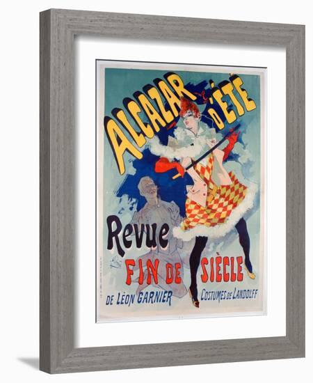 Alacazar D'Ete Poster, 1890-Jules Chéret-Framed Giclee Print