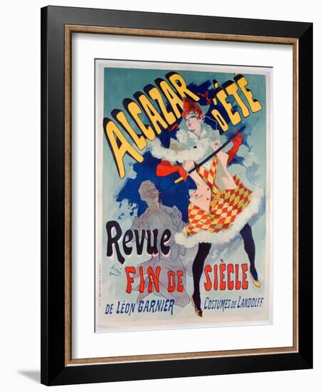 Alacazar D'Ete Poster, 1890-Jules Chéret-Framed Giclee Print