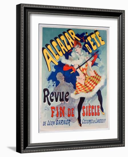 Alacazar D'Ete Poster, 1890-Jules Chéret-Framed Giclee Print