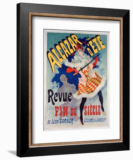 Alacazar D'Ete Poster, 1890-Jules Chéret-Framed Giclee Print