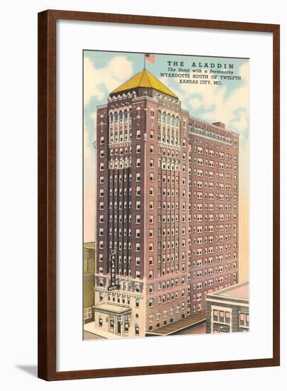 Aladdin Hotel, Kansas City-null-Framed Art Print