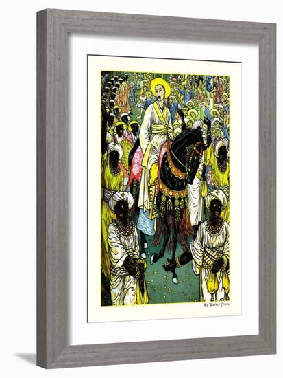 Aladdin's Procession-Walter Crane-Framed Art Print