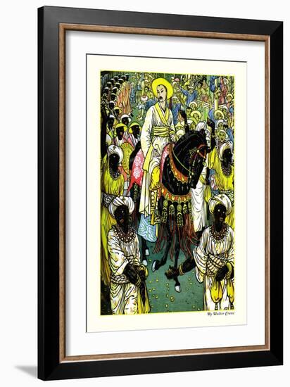 Aladdin's Procession-Walter Crane-Framed Art Print