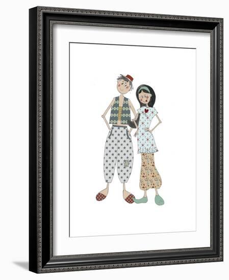 Aladin and Jasmine-Effie Zafiropoulou-Framed Giclee Print