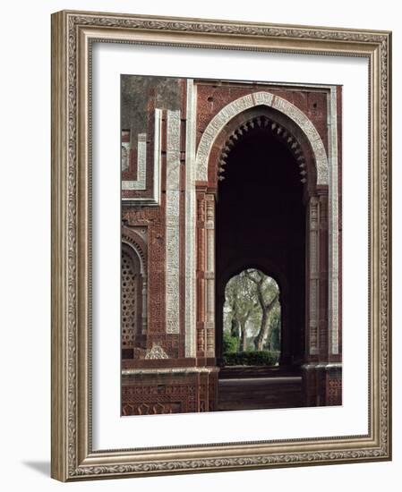 Alai Gate, Quwwat Ul Islam Mosque, Delhi, India-Adam Woolfitt-Framed Photographic Print