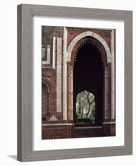 Alai Gate, Quwwat Ul Islam Mosque, Delhi, India-Adam Woolfitt-Framed Photographic Print