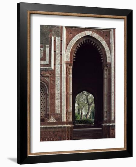 Alai Gate, Quwwat Ul Islam Mosque, Delhi, India-Adam Woolfitt-Framed Photographic Print