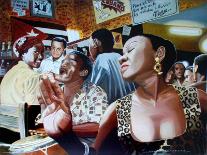 Salsa in Cuba Cafe-Alain Bertrand-Framed Art Print