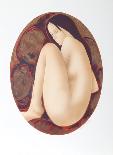Seated Brunette Nude-Alain Bonnefoit-Framed Collectable Print