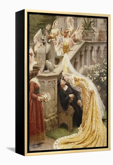 Alain Chartier, 1903-Edmund Blair Leighton-Framed Premier Image Canvas