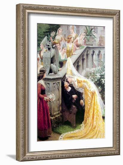 Alain Chartier, 1903-Edmund Blair Leighton-Framed Giclee Print